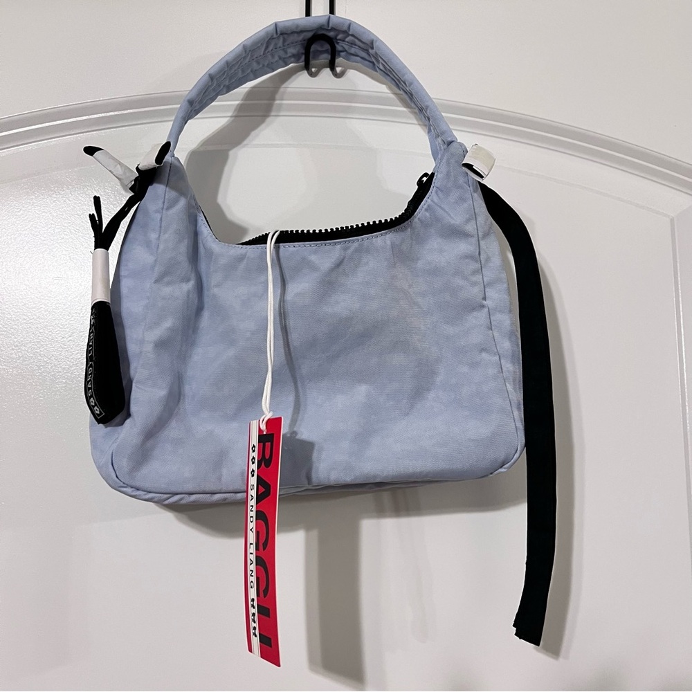 NWT BAGGU x Sandy Liang Mini Bow Bag Powder Blue